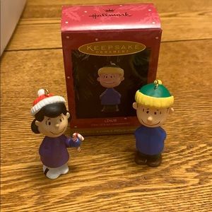 Lucy Linus Peanuts Hallmark Ornaments